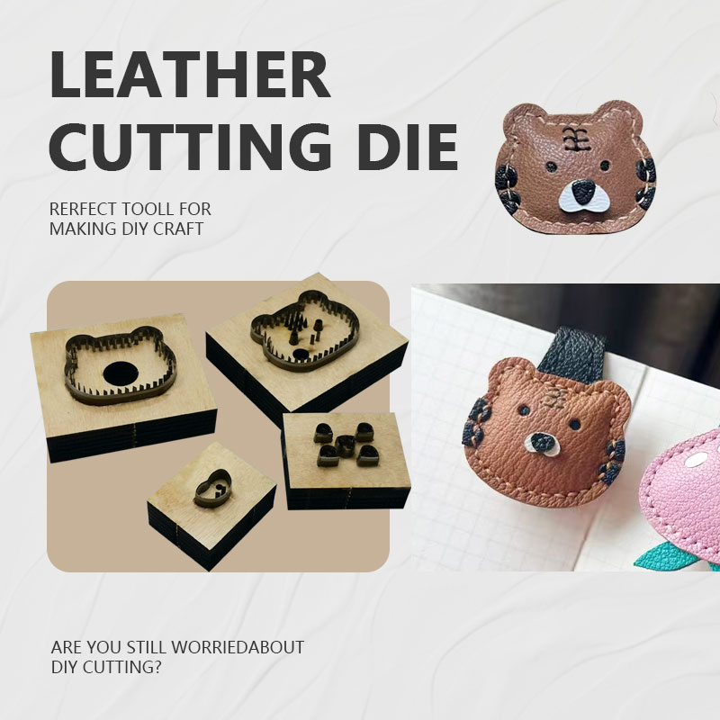 Leatherwork Templates - Tiger Four-Piece Set Leather Knife Template