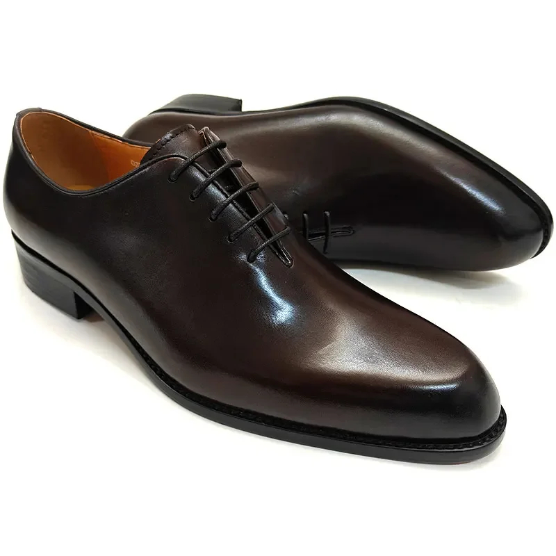 Leather Work Oxfords - Successful Men's Leather Shoes High Quality