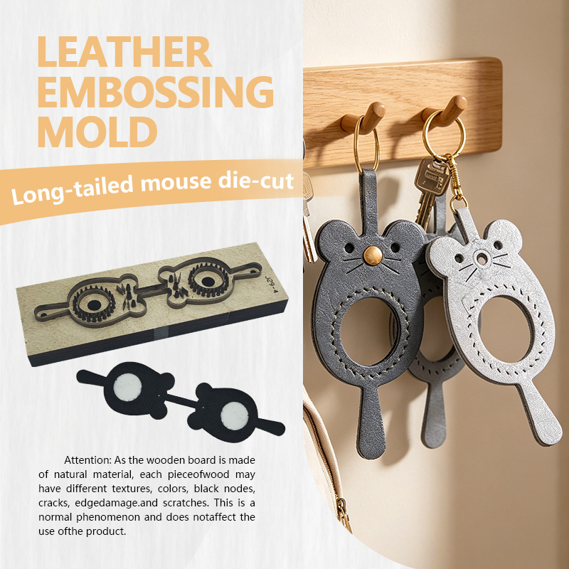 Leatherwork Templates - DIY Leather Cutting Template Large Tail