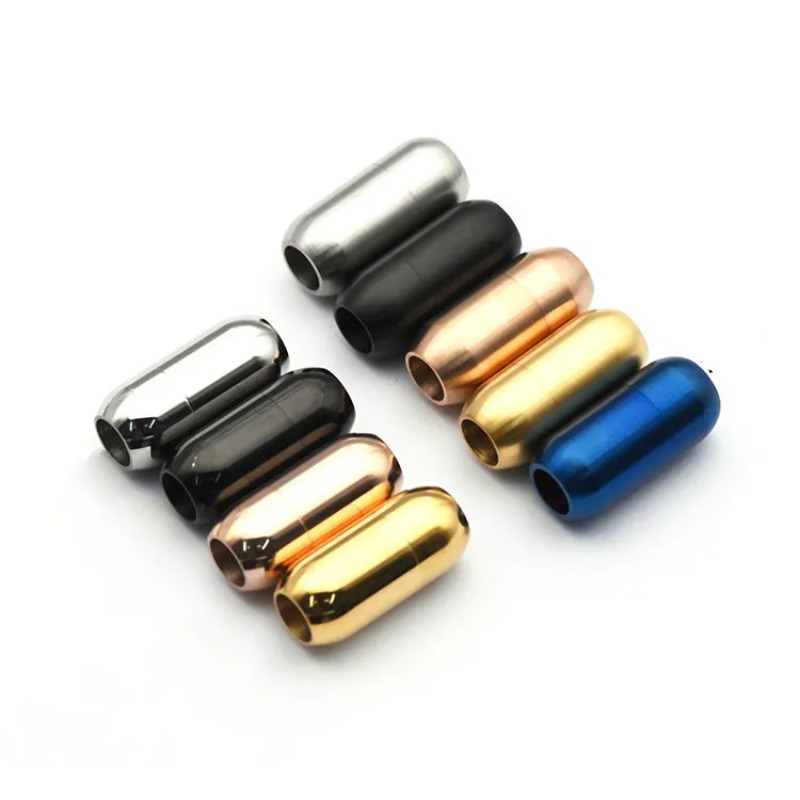 Leatherwork Beginner - 5Pcs/Lot Stainless Steel Magnetic Clasps End