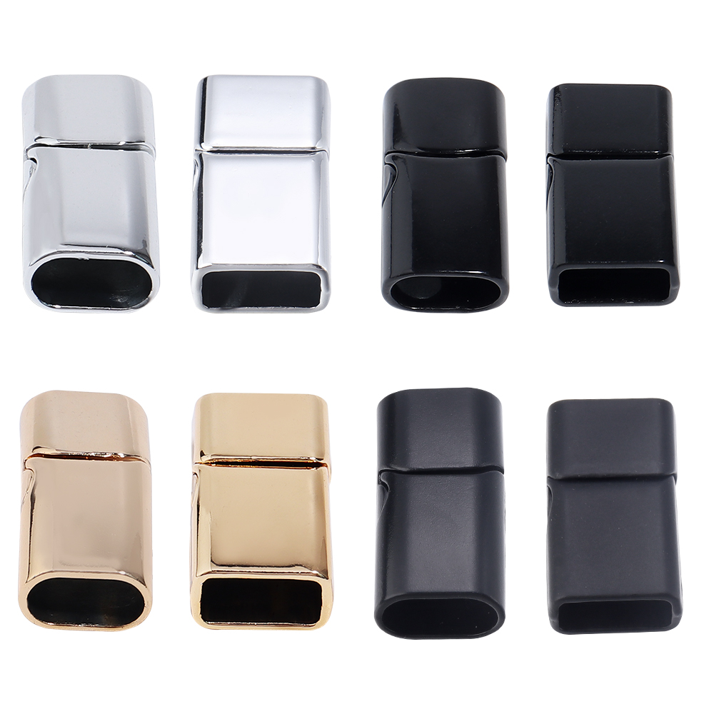 Leatherwork Beginner - 5Pcs Alloy Magnetic Clasps Round Square