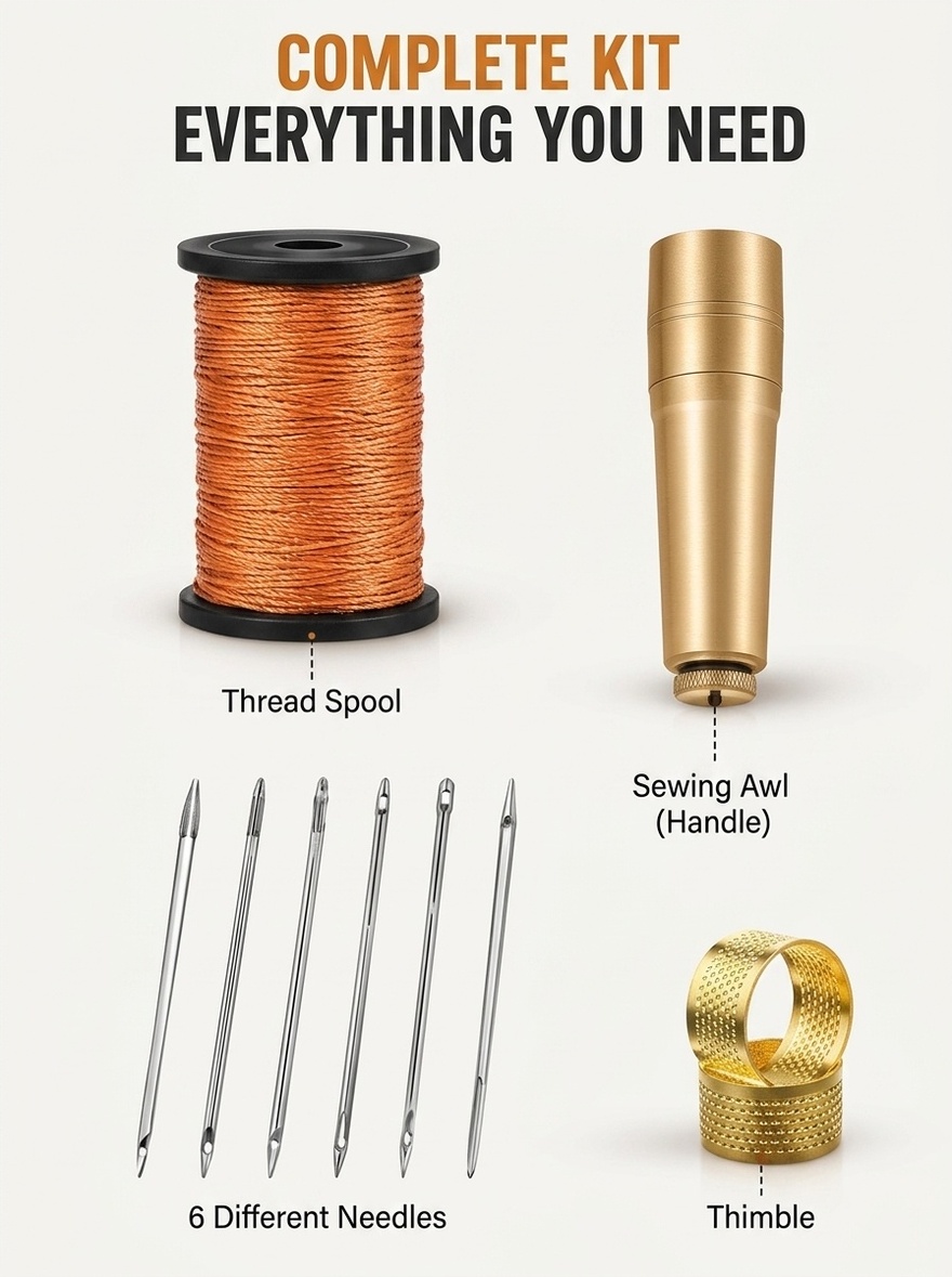 Leather Stitching Tool, Hand S - огляд і ціна Leatherwork Awl