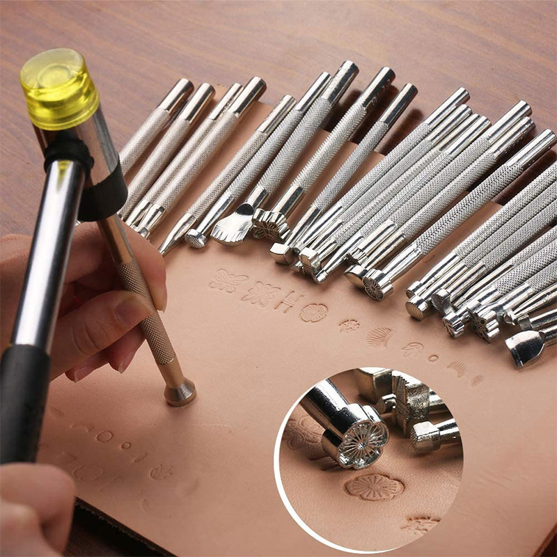 20Pcs Leather Stamping Tools L - огляд і ціна Leatherwork Beginner