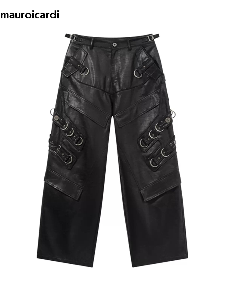 Mauroicardi Spring Autumn Cool - огляд і ціна Leather Work Pants