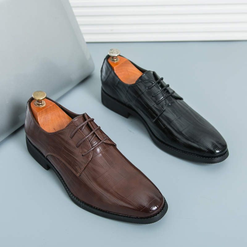 New Men's Leather Shoes High Q - огляд і ціна Leather Work Oxfords