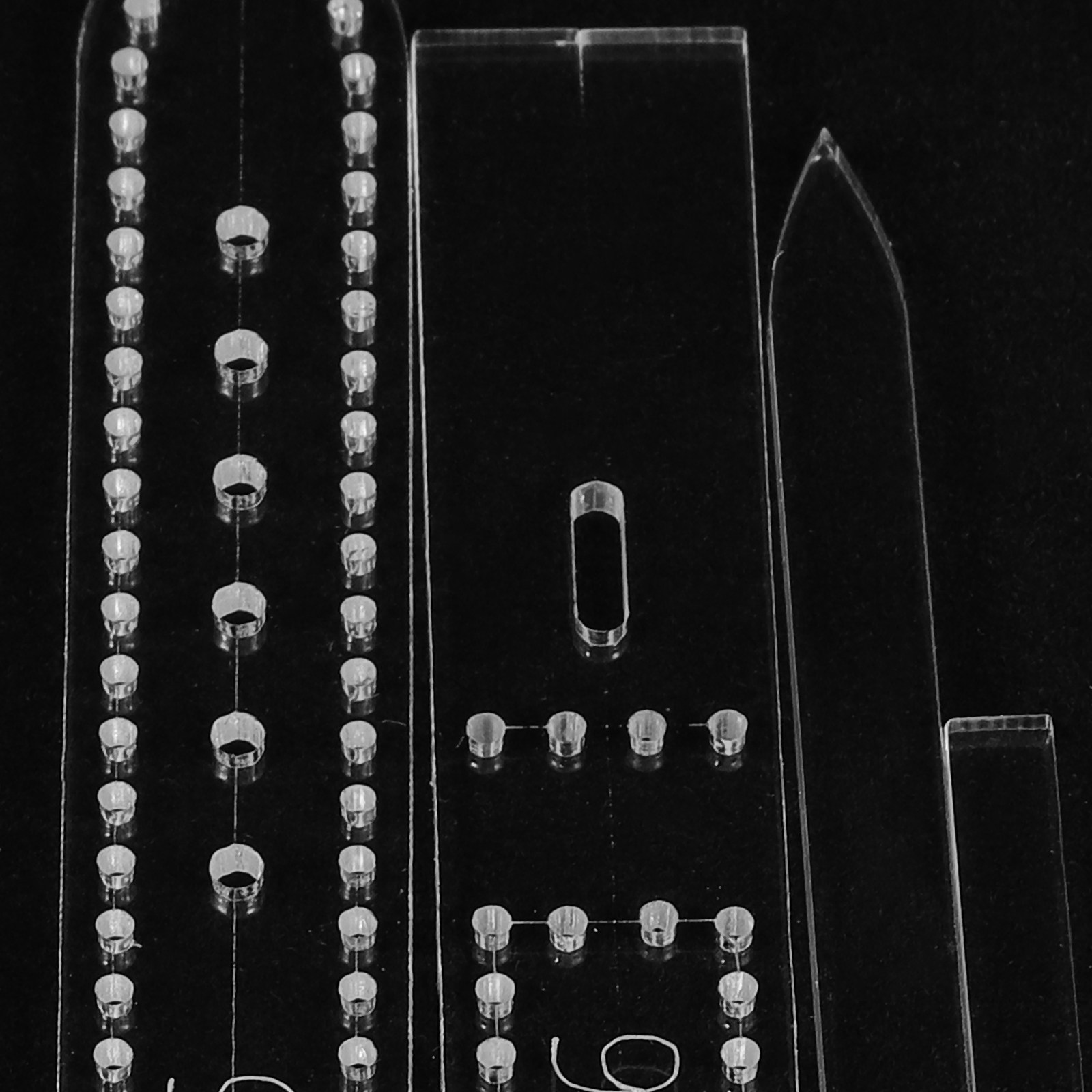 8Pcs Acrylic Watchband Templat - огляд і ціна Leatherwork Templates