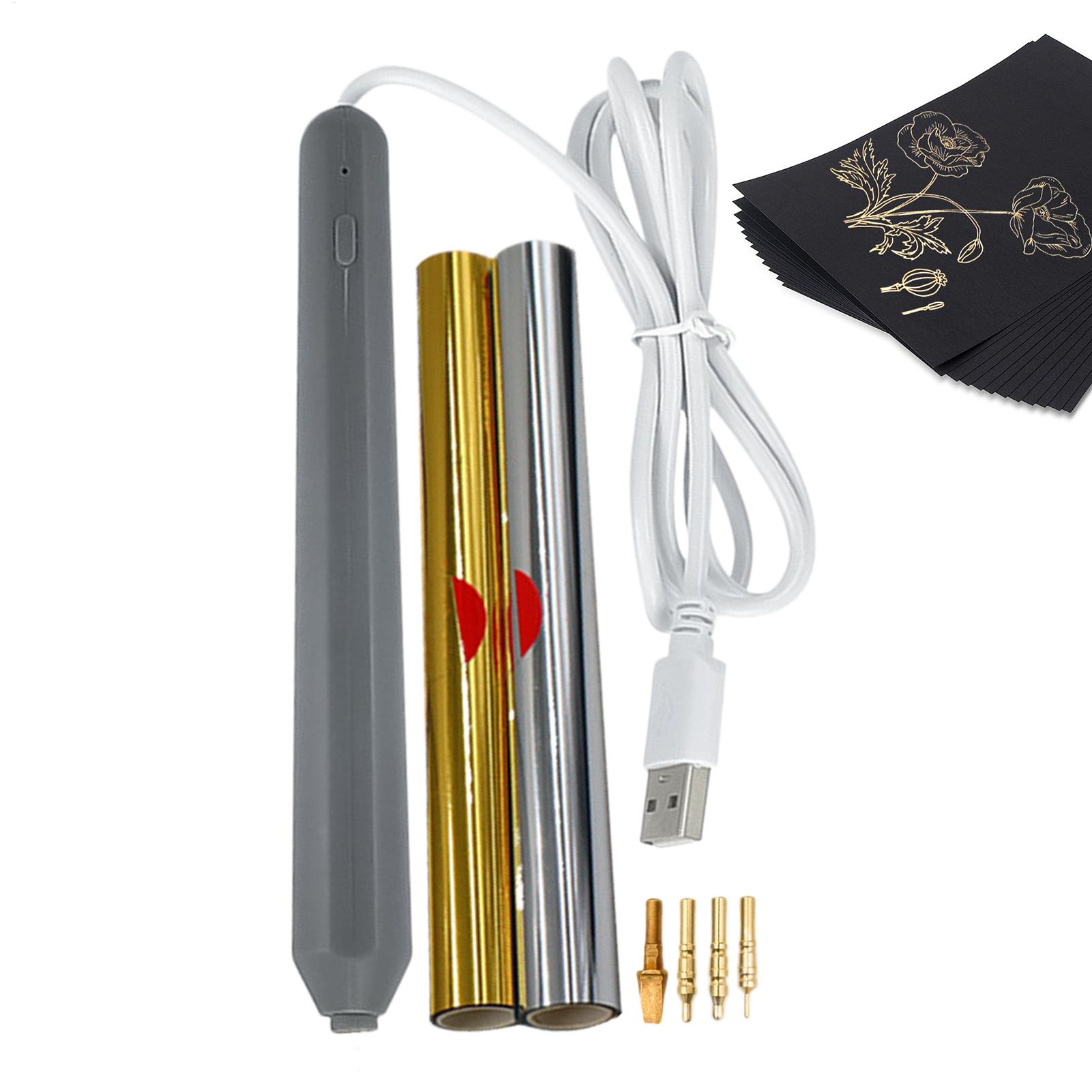 Hot Foil Pen Stamping Tool wit - огляд і ціна Leatherwork Beginner