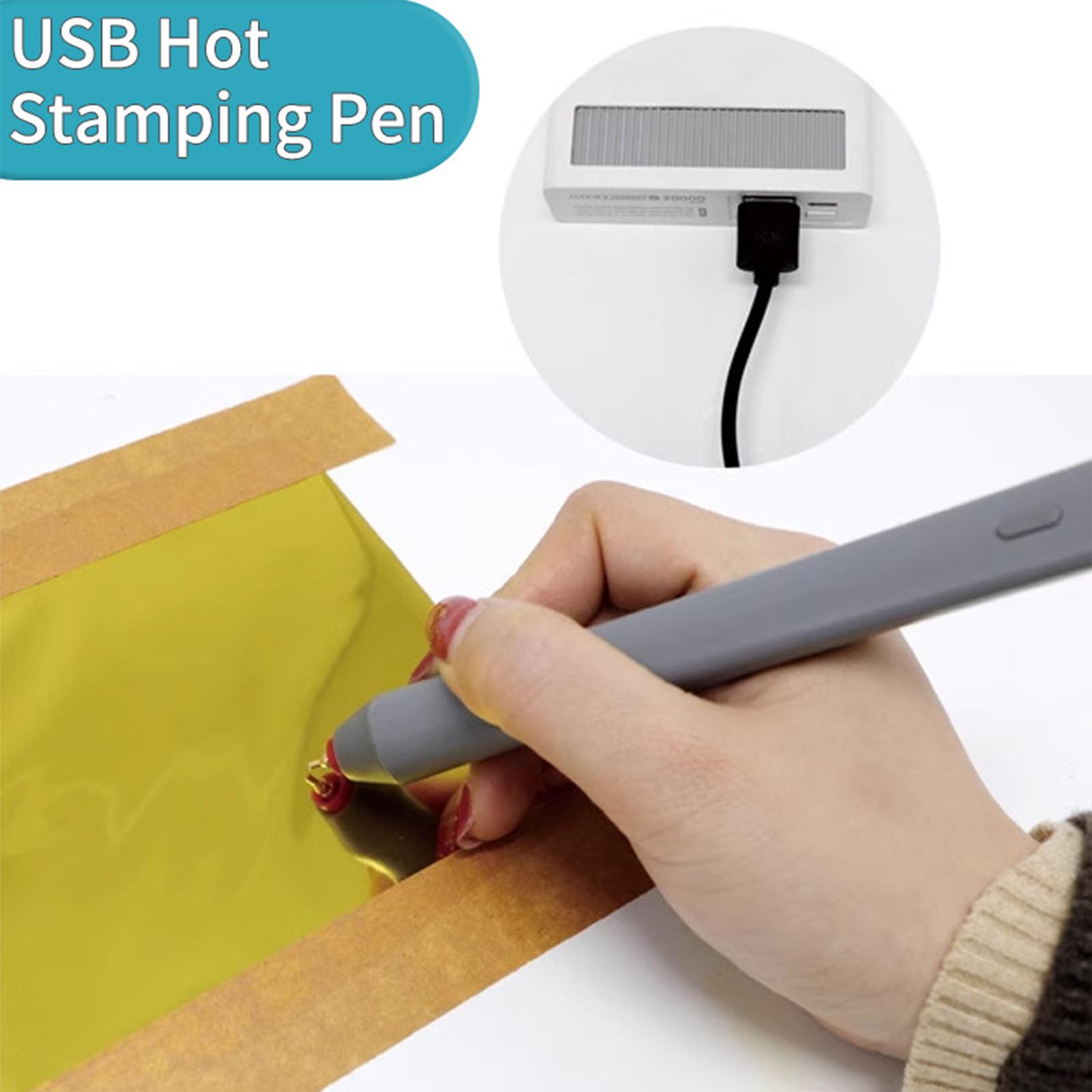 Hot Foil Pen Stamping Tool wit - огляд і ціна Leatherwork Beginner