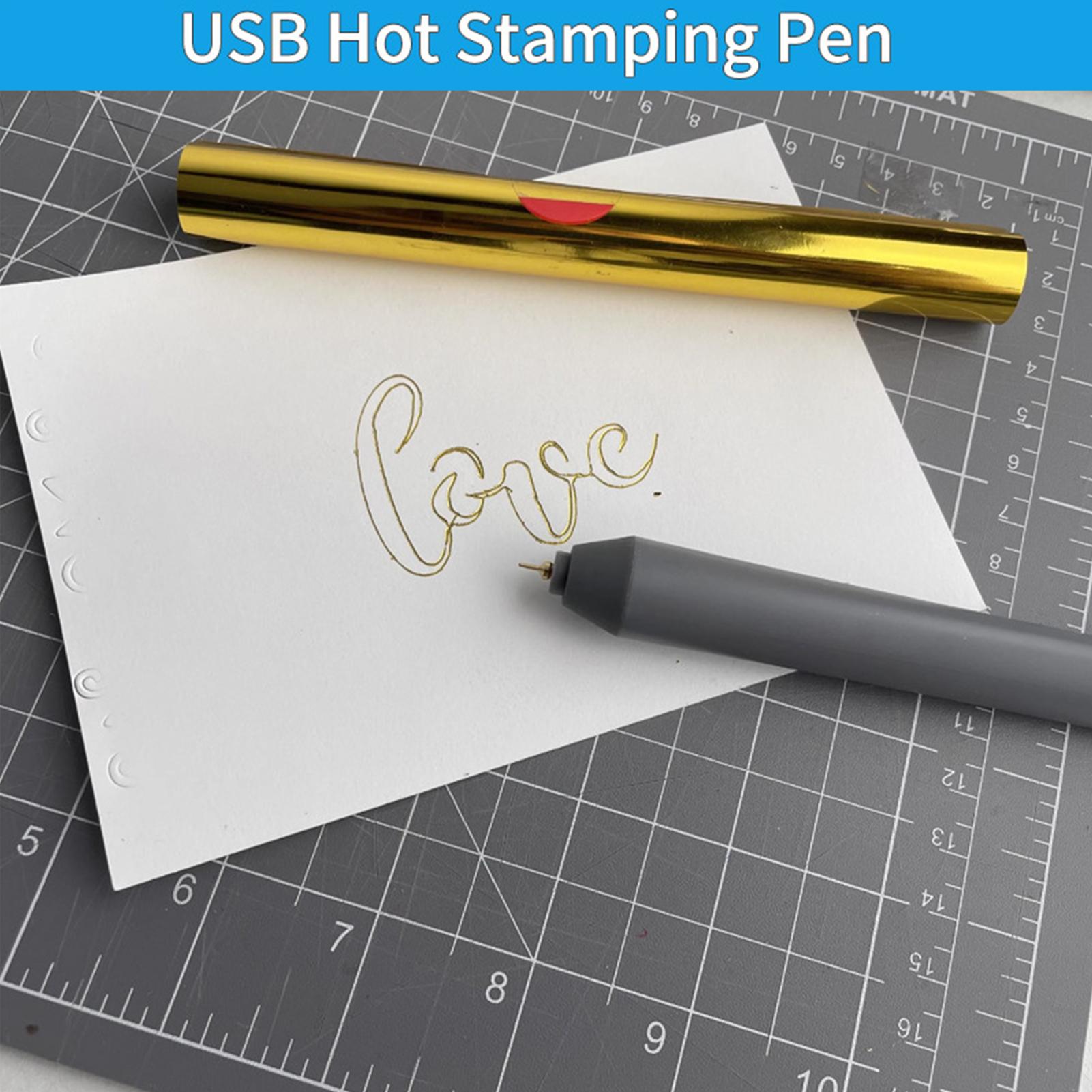 Hot Foil Pen Stamping Tool wit - огляд і ціна Leatherwork Beginner