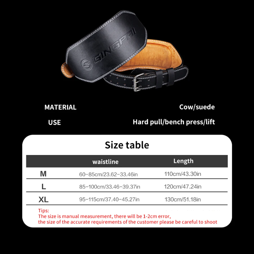 Weight Lifting Belts 15cm Widt - огляд і ціна Leather Workout Belt