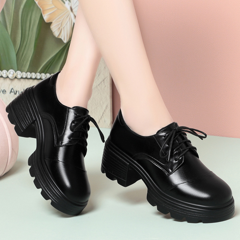 6cm Retro Breathable Comfortab - огляд і ціна Leather Work Oxfords