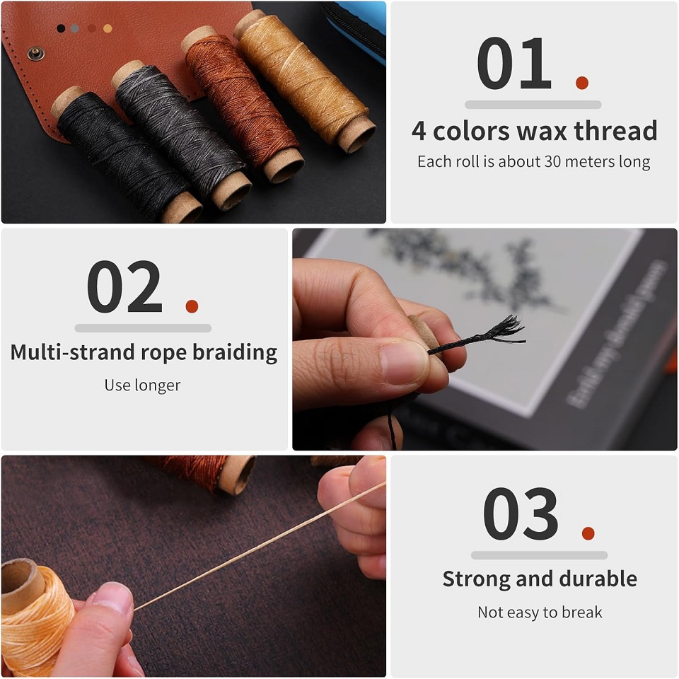 BUDDUR Leather Sewing Tools Ki - огляд і ціна Leatherwork Awl