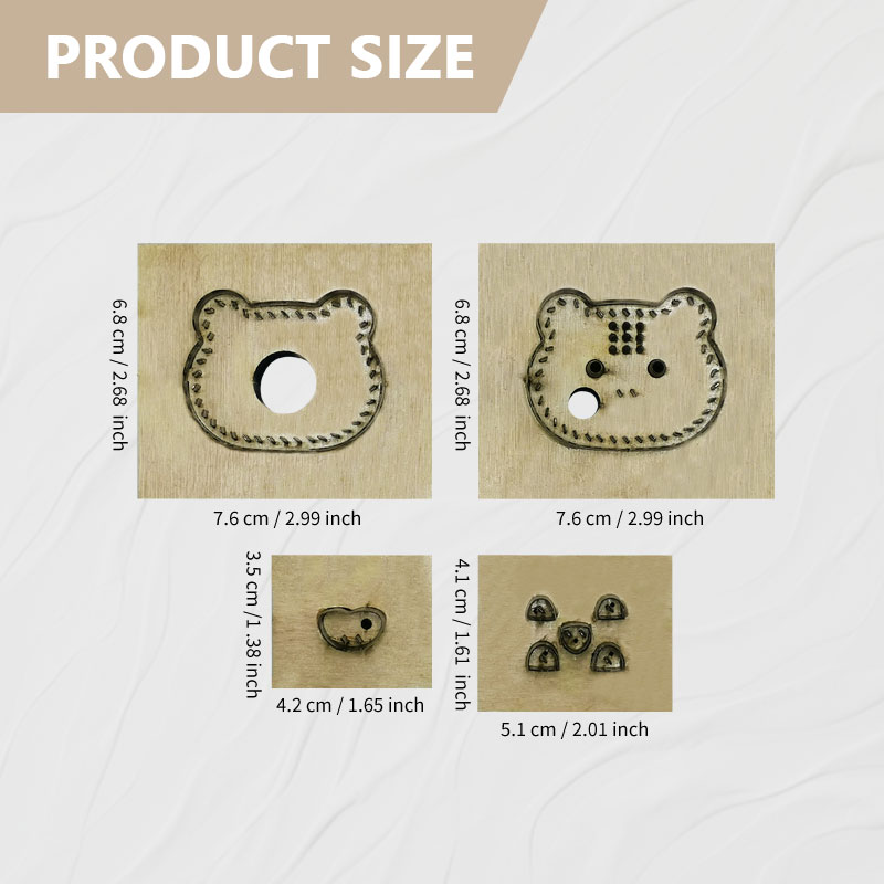 Tiger Four-Piece Set Leather K - огляд і ціна Leatherwork Templates