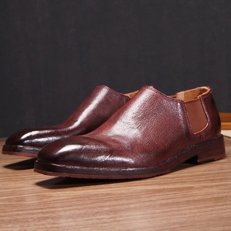 Fashion Casual Square Toe Chel - огляд і ціна Leather Work Oxfords
