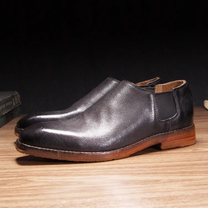 Fashion Casual Square Toe Chel - огляд і ціна Leather Work Oxfords
