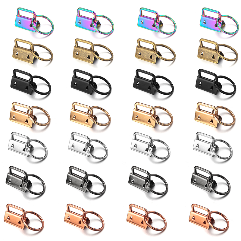 10pcs/Lot Tail Clip Key Fob Ha - огляд і ціна Leatherwork Hardware
