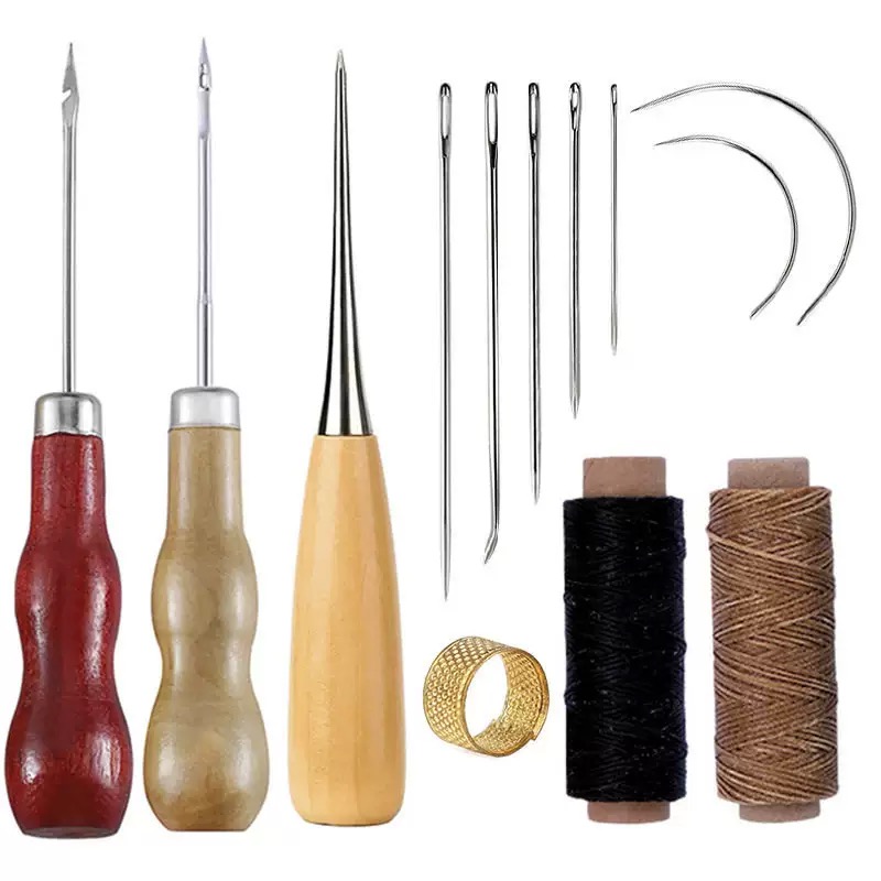 13 Pcs Leather Sewing Set Hand - огляд і ціна Leatherwork Awl