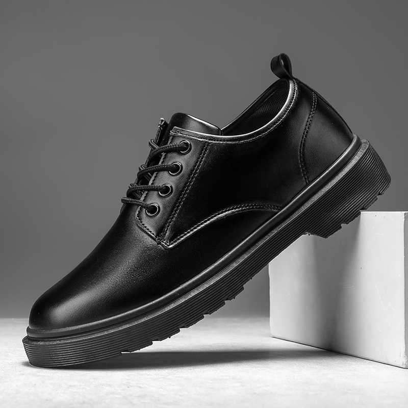 Men's Leather Shoes Casual Com - огляд і ціна Leather Work Oxfords
