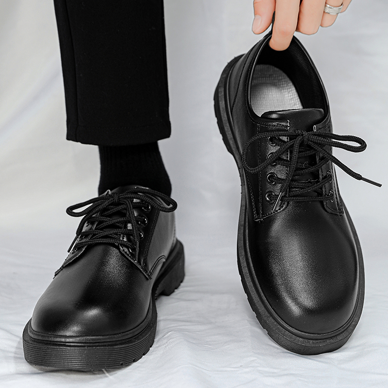 Men's Leather Shoes Casual Com - огляд і ціна Leather Work Oxfords