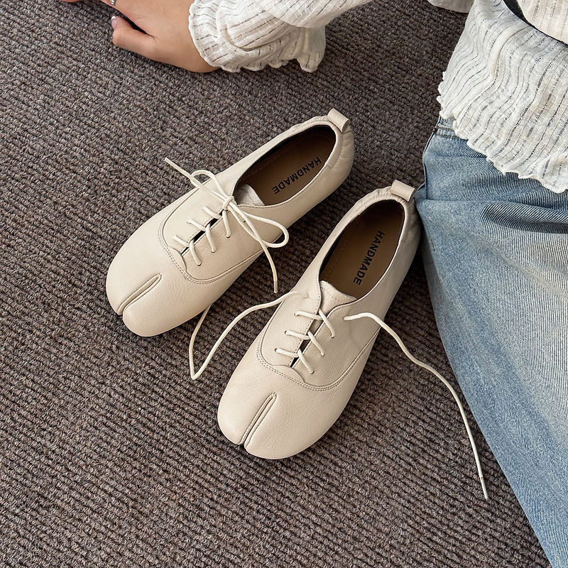 Genuine Leather Sheepskin Tabi - огляд і ціна Leather Work Oxfords