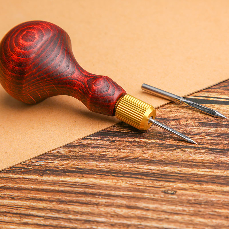 1Set DIY Leather Punch Awl Woo - огляд і ціна Leatherwork Awl
