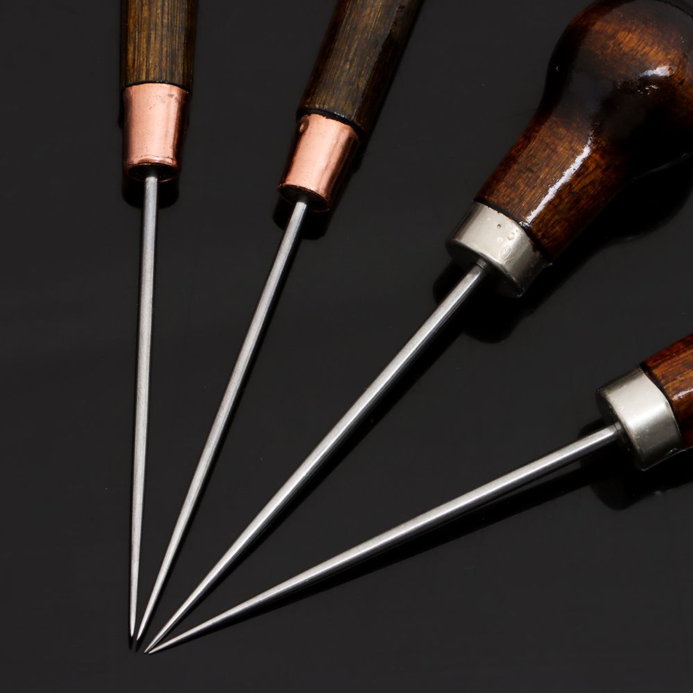 1PC Stitching Awl Wood Handle  - огляд і ціна Leatherwork Awl