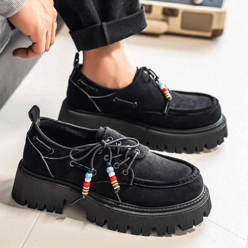 Men's Thick-Soled Derby Work B - огляд і ціна Leather Work Oxfords