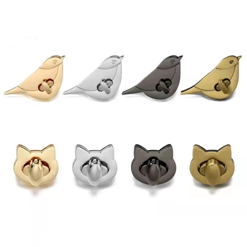 Cute Cat/Bird Clasp Locks Meta - огляд і ціна Leatherwork Hardware