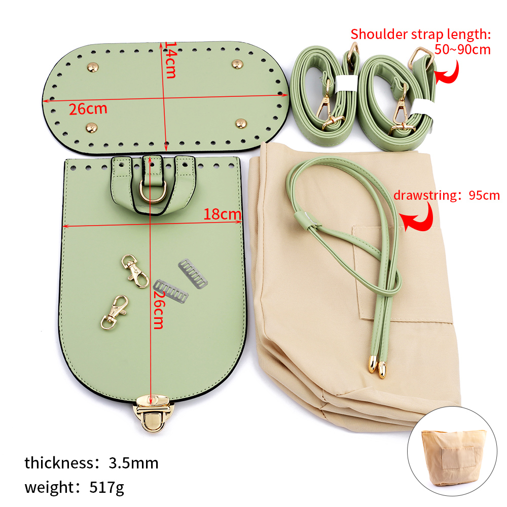 DIY Bag Bottom Flip Hardware S - огляд і ціна Leatherwork Hardware