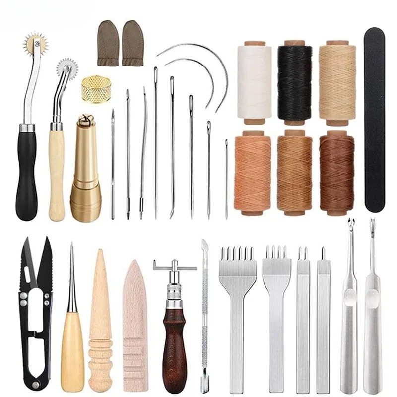 25Pcs Leather Working Tools Fo - огляд і ціна Leatherwork Awl