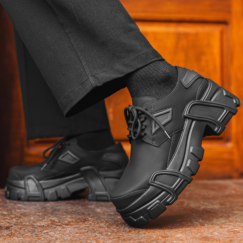 Men Platform Leather Shoes For - огляд і ціна Leather Work Oxfords
