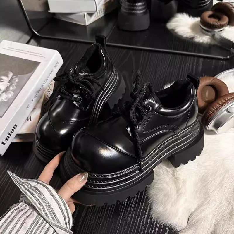 Women Retro Loafers 2025 Sprin - огляд і ціна Leather Work Oxfords