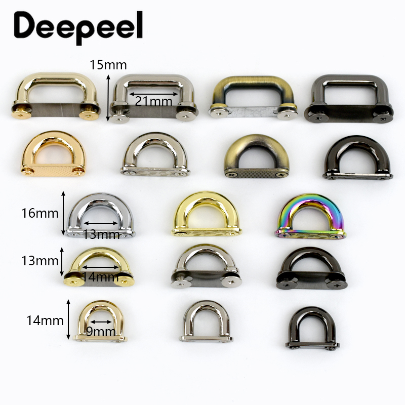 Deepeel 5/10Pcs Metal Buckles  - огляд і ціна Leatherwork Hardware