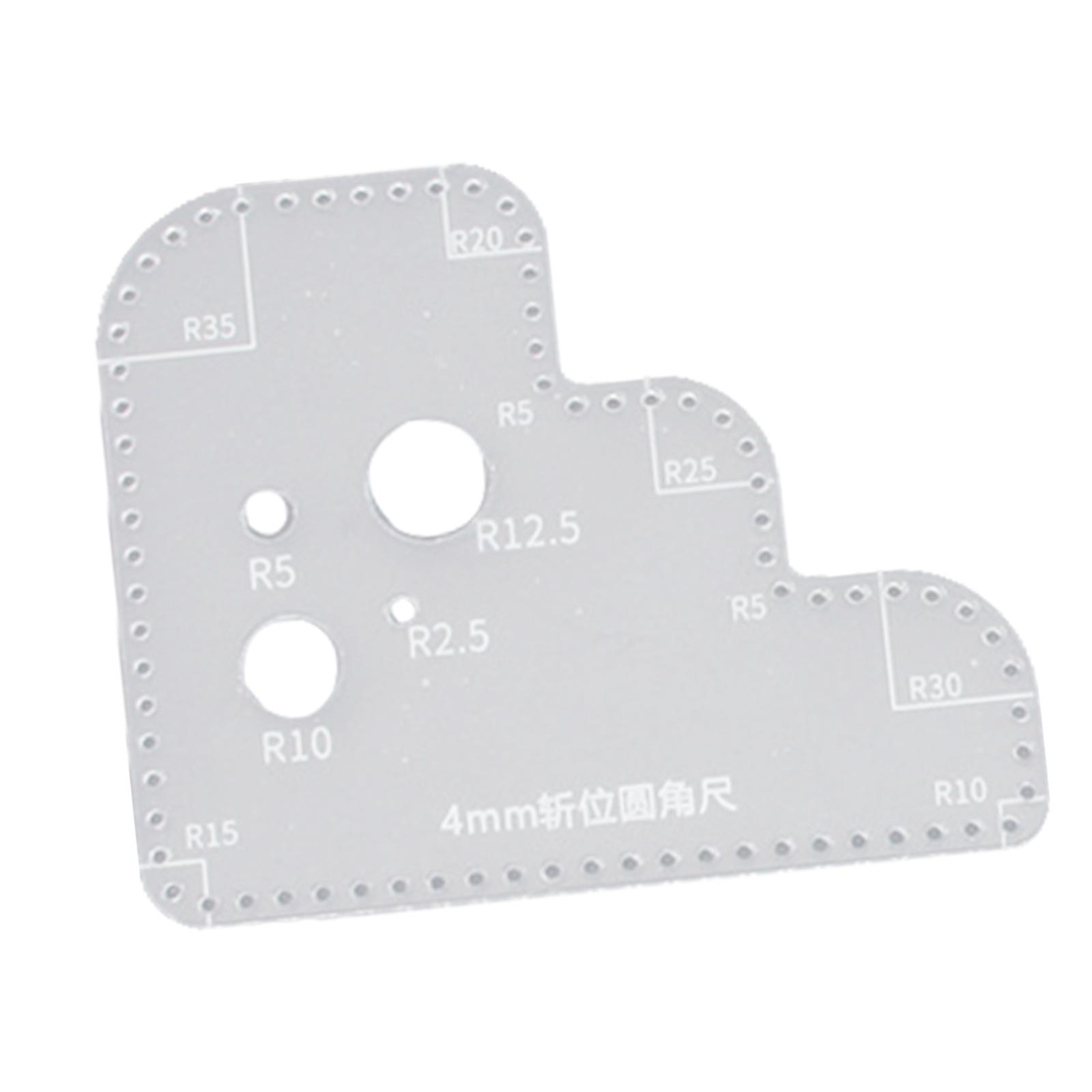 Acrylic Template for Leather C - огляд і ціна Leatherwork Templates