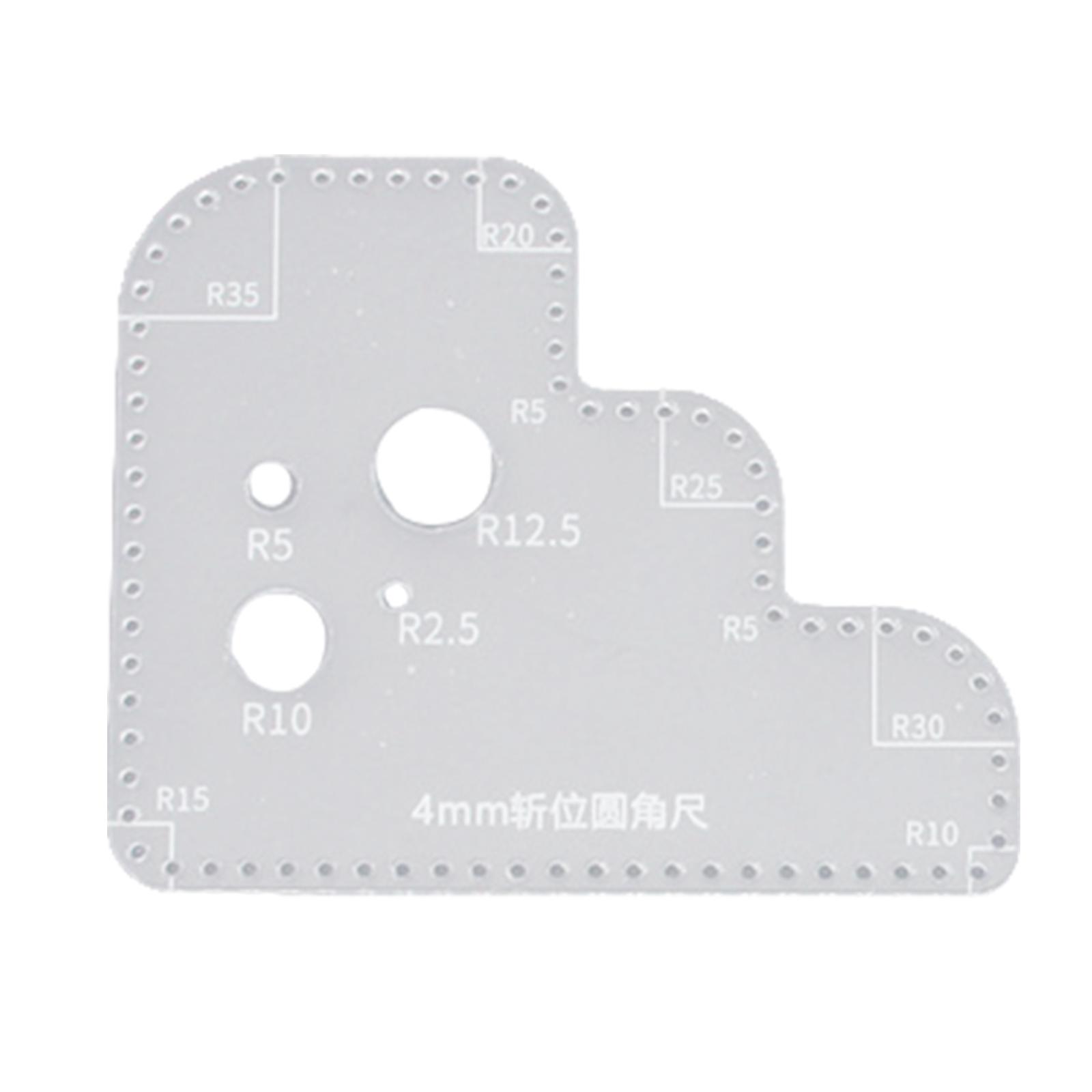 Acrylic Template for Leather C - огляд і ціна Leatherwork Templates