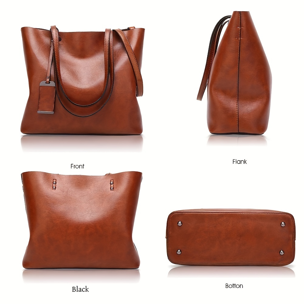 Fashionable Classic Retro Leat - огляд і ціна Leather Work Handbags For Women