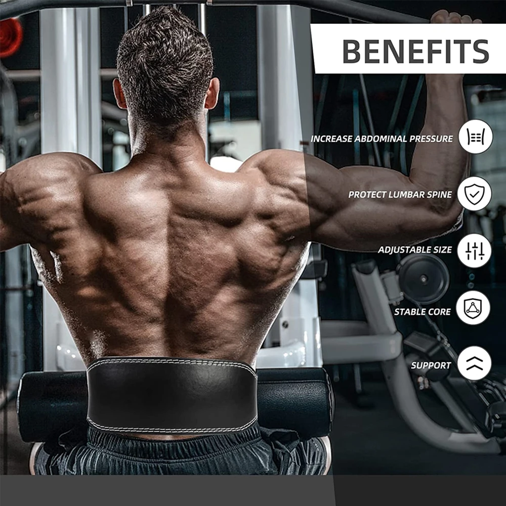Leather Fitness Weight Lifting - огляд і ціна Leather Workout Belt